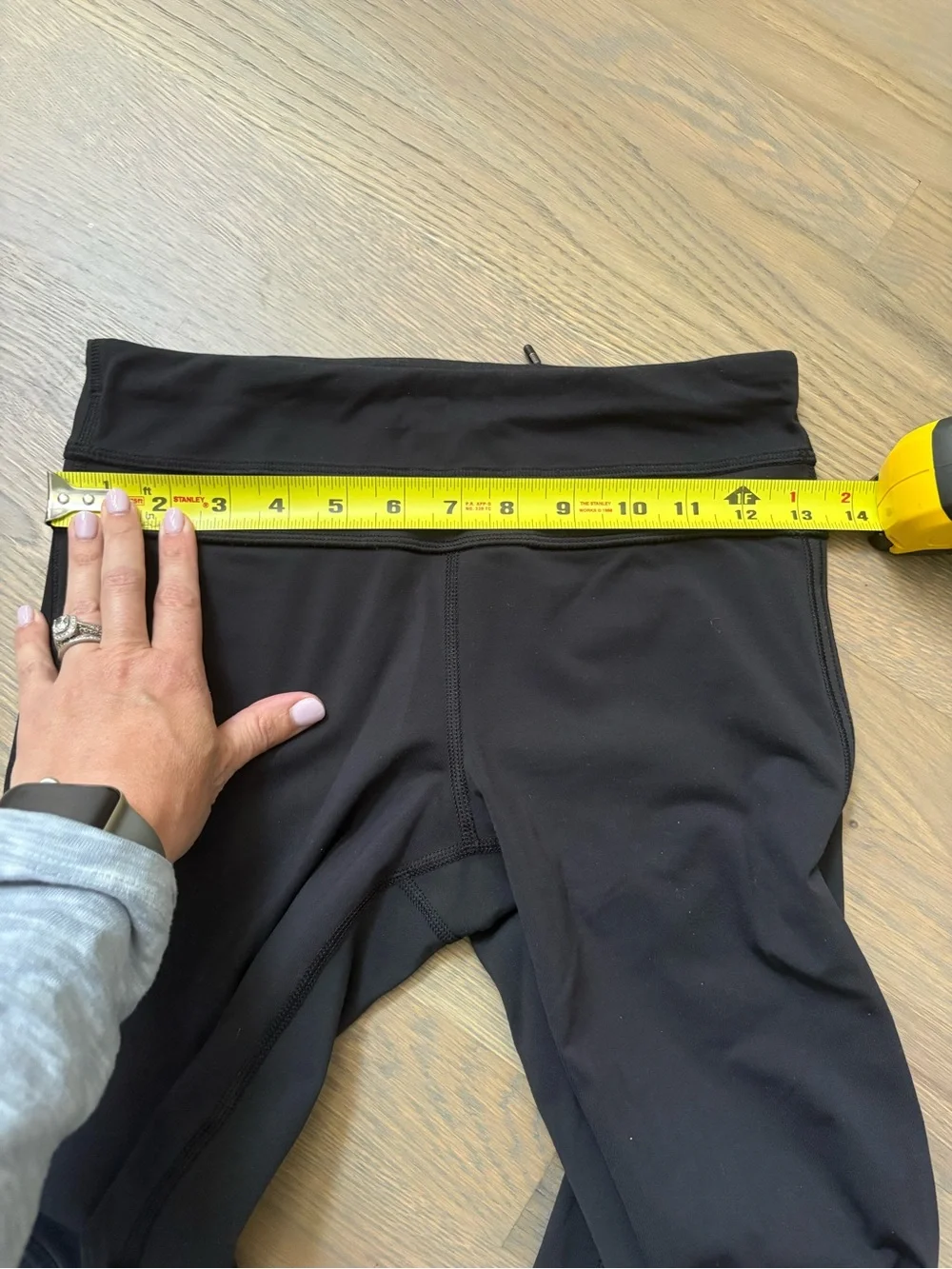 lululemon athletica Black Capri Leggings